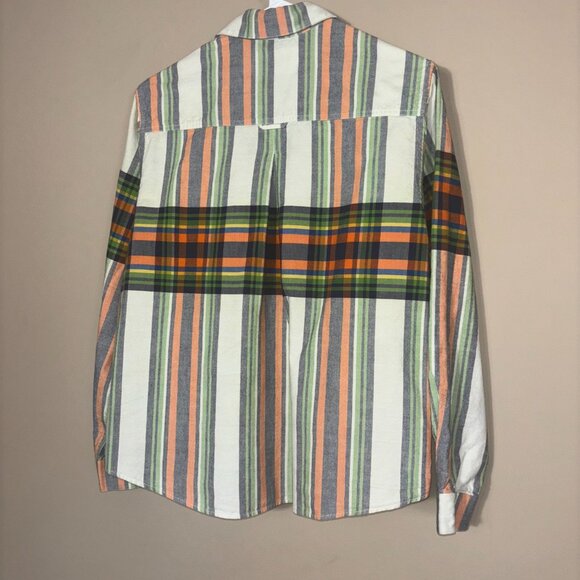 Rough Stock by Panhandle Slim Multicolor Striped Western Shirt - Size M - Picture 2 of 14